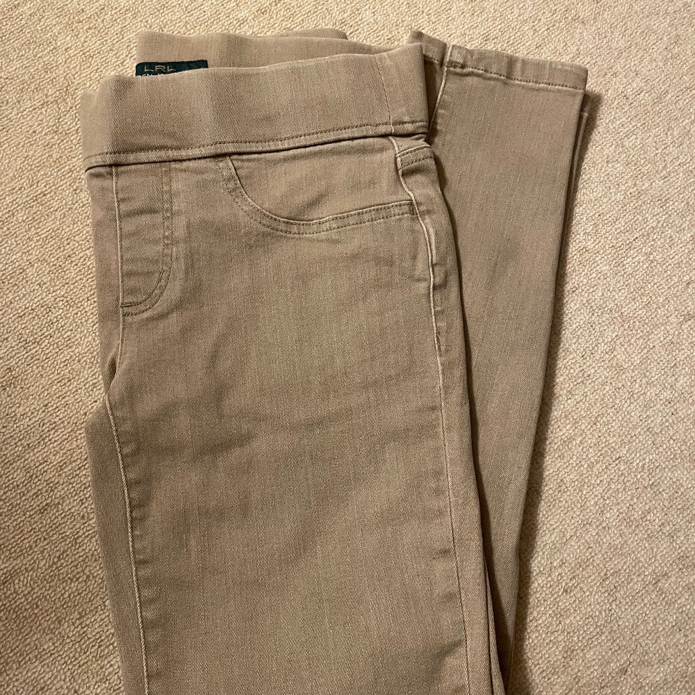 NEW - Lauren Stretch Khaki/Camel Colored Jeans